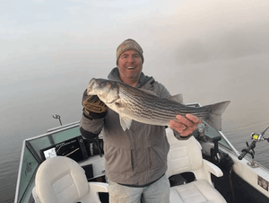 The striper fishing is great!